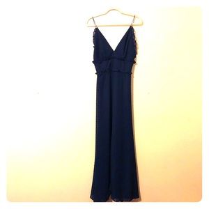 Blue maxi dress perfect for weddings!